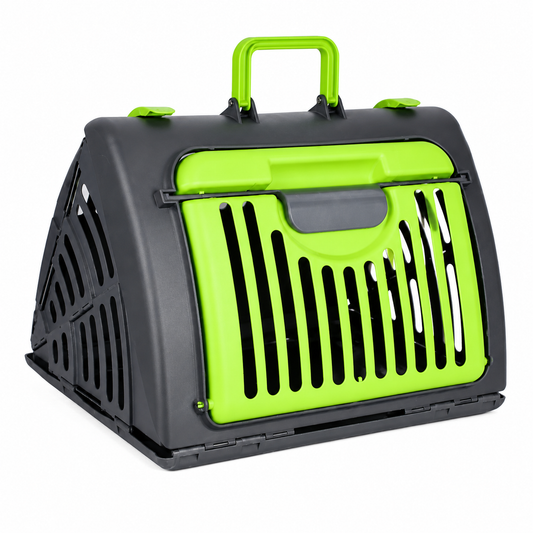 Collapsible Pet Carrier Crate – Foldable Carrier for Cats, Rabbits & Small Pets