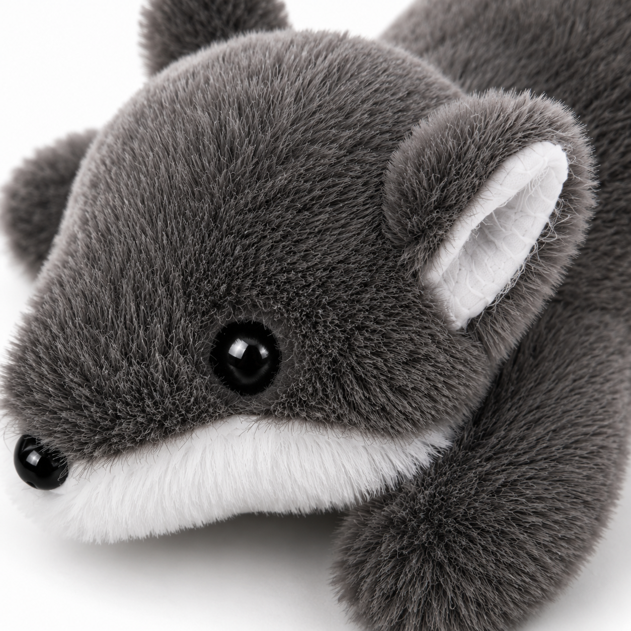 Plush Grey Fox Dog Toy – Soft Stuffed Companion Toy for Dogs & Puppies